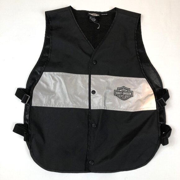 Harley Davidson Motorcycle Reflective Safety Vest Universal Size Adjustable - Picture 1 of 11